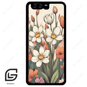 قاب گوشی هوآوی P10 ساده (Huawei P10 ) طرح گل کد 2475