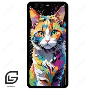 قاب گوشی هوآوی P10 ساده (Huawei P10 ) طرح گربه کد 2483