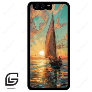 قاب گوشی هوآوی P10 ساده (Huawei P10 ) طرح قایق کد 2485