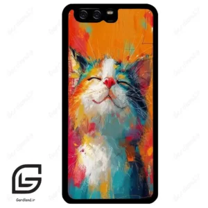 قاب گوشی هوآوی P10 ساده (Huawei P10 ) طرح گربه کد 2489