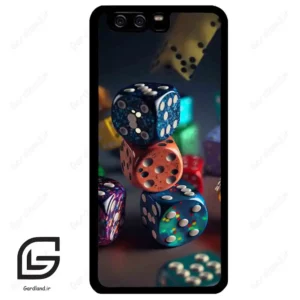 قاب گوشی هوآوی P10 ساده (Huawei P10 ) طرح تاس کد 2556