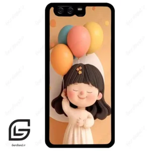 قاب گوشی هوآوی P10 ساده (Huawei P10 ) طرح دختر کد 2568