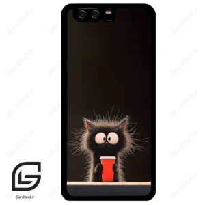 قاب گوشی هوآوی P10 ساده (Huawei P10 ) طرح گربه کد 2580