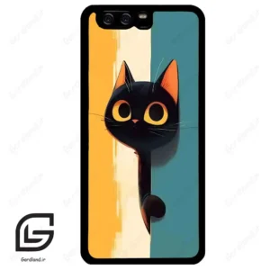 قاب گوشی هوآوی P10 ساده (Huawei P10 ) طرح گربه کد 2581