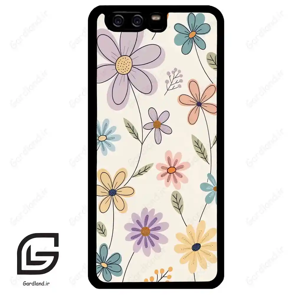 قاب گوشی هوآوی P10 ساده (Huawei P10 ) طرح گل کد 2587