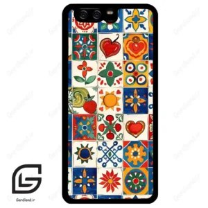 قاب گوشی هوآوی P10 ساده (Huawei P10 ) طرح کاشی کد 2594