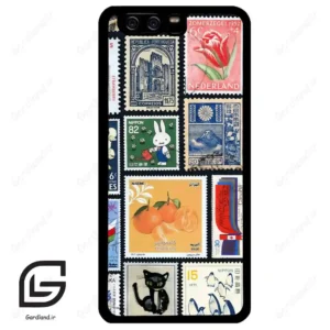 قاب گوشی هوآوی P10 ساده (Huawei P10 ) طرح تمبر کد 2603