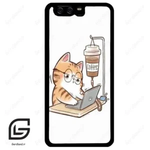 قاب گوشی هوآوی P10 ساده (Huawei P10 ) طرح گربه کد 2617