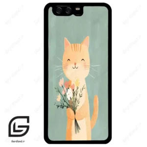 قاب گوشی هوآوی P10 ساده (Huawei P10 ) طرح گربه کد 2619