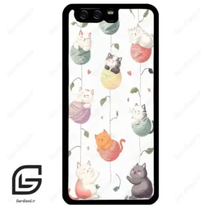 قاب گوشی هوآوی P10 ساده (Huawei P10 ) طرح گربه کد 2633