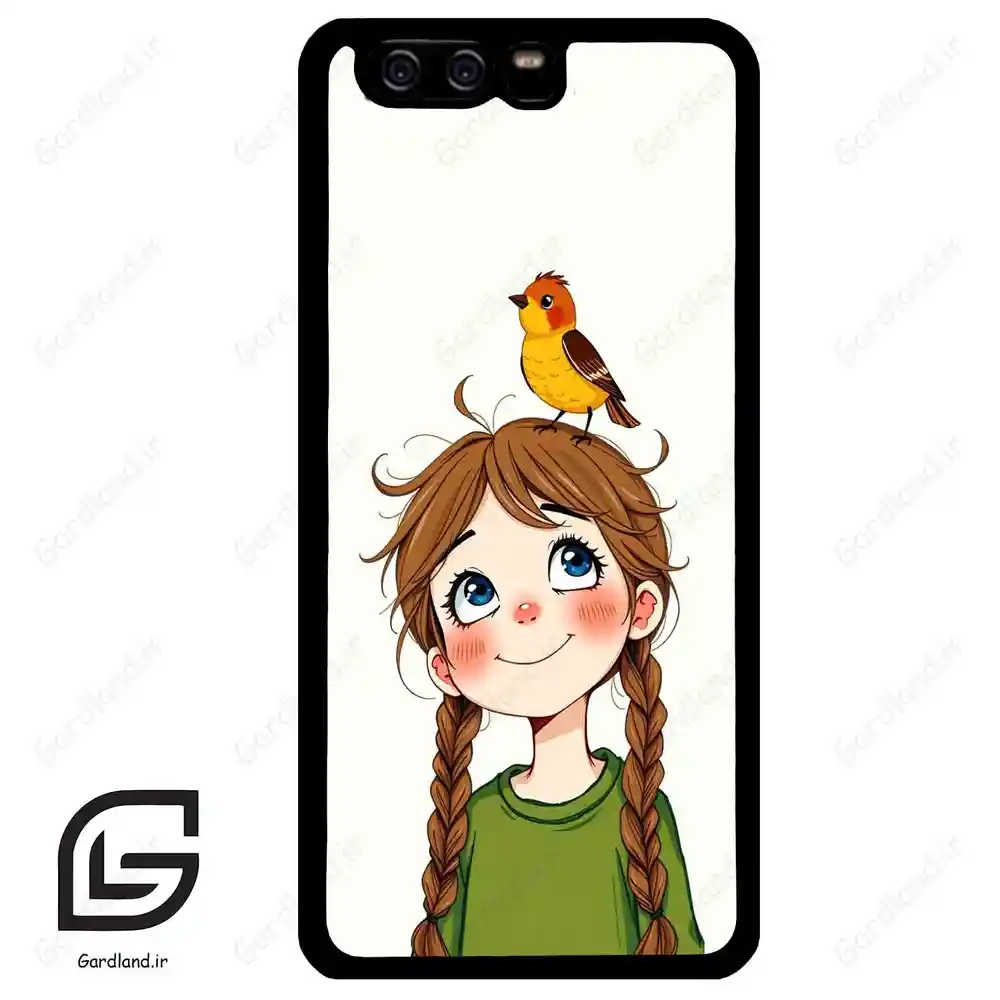 قاب گوشی هوآوی P10 ساده (Huawei P10 ) طرح دختر کد 2640