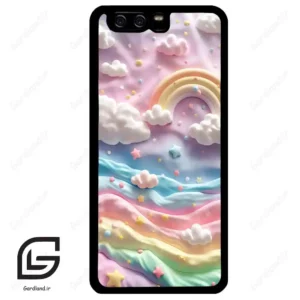 قاب گوشی هوآوی P10 ساده (Huawei P10 ) طرح رنگارنگ کد 2656