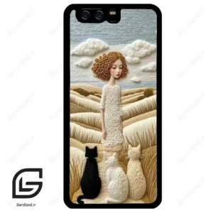 قاب گوشی هوآوی P10 ساده (Huawei P10 ) طرح دخترانه کد 2679