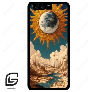 قاب گوشی هوآوی P10 ساده (Huawei P10 ) طرح خورشید کد 2694