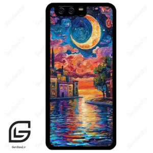 قاب گوشی هوآوی P10 ساده (Huawei P10 ) طرح ماه کد 2699