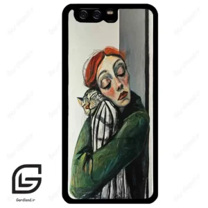 قاب گوشی هوآوی P10 ساده (Huawei P10 ) طرح گربه کد 2709