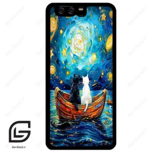 قاب گوشی هوآوی P10 ساده (Huawei P10 ) طرح گربه کد 2727