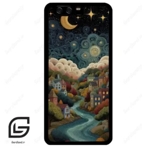 قاب گوشی هوآوی P10 ساده (Huawei P10 ) طرح دهکده کد 2736