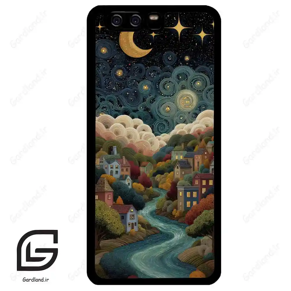 قاب گوشی هوآوی P10 ساده (Huawei P10 ) طرح دهکده کد 2736
