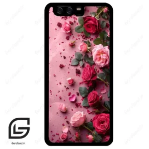 قاب گوشی هوآوی P10 ساده (Huawei P10 ) طرح رز کد 2744