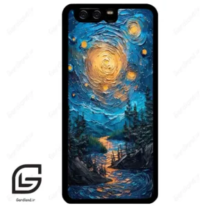 قاب گوشی هوآوی P10 ساده (Huawei P10 ) طرح ابرنگ کد 2792