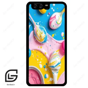 قاب گوشی هوآوی P10 ساده (Huawei P10 ) طرح رنگارنگ کد 2793