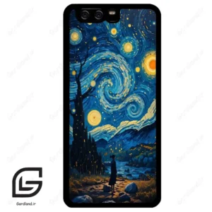 قاب گوشی هوآوی P10 ساده (Huawei P10 ) طرح شب کد 2801