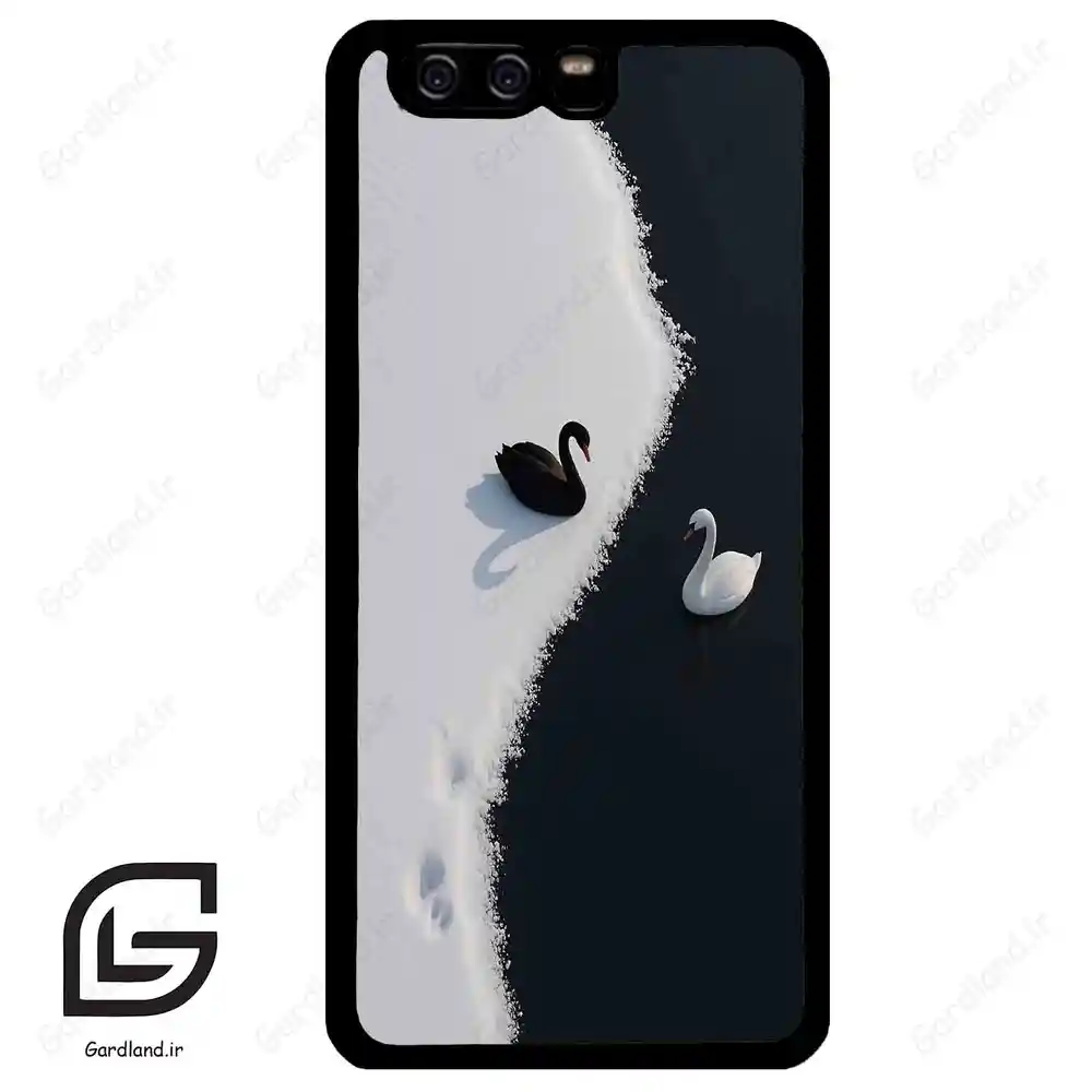 قاب گوشی هوآوی P10 ساده (Huawei P10 ) طرح قو کد 2804