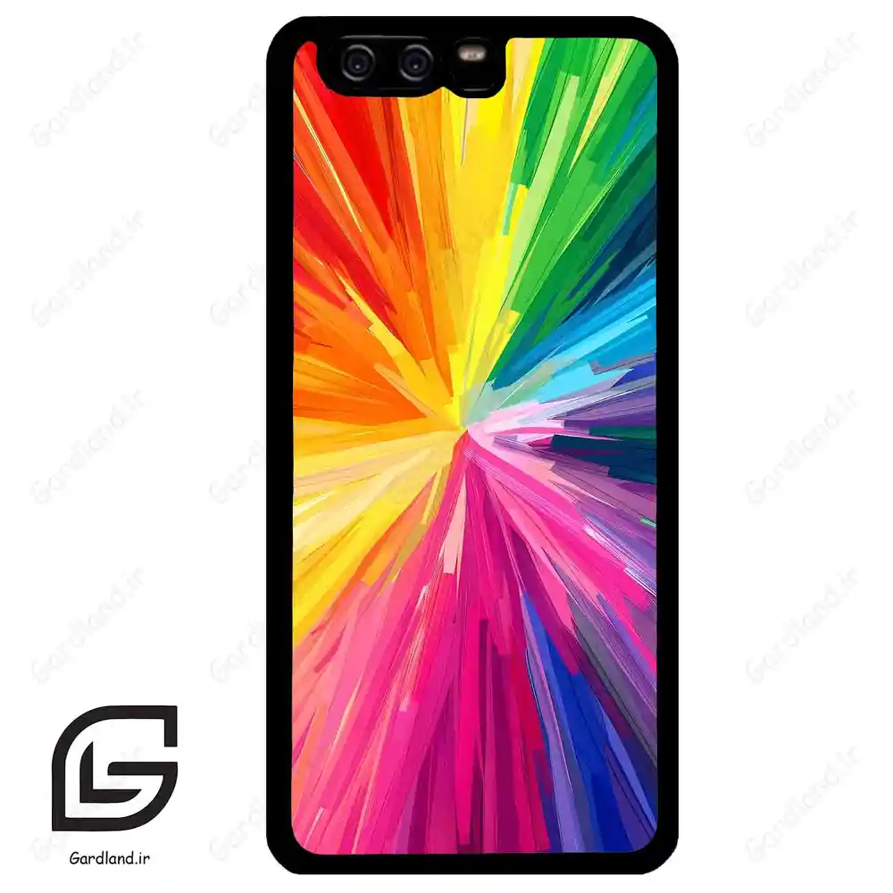 قاب گوشی هوآوی P10 ساده (Huawei P10 ) طرح رنگارنگ کد 2877