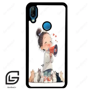 قاب گوشی هوآوی P20 لایت (Huawei P20 Lite ) طرح دخترانه کد 2027