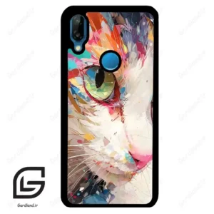 قاب گوشی هوآوی P20 لایت (Huawei P20 Lite ) طرح گربه کد 2437
