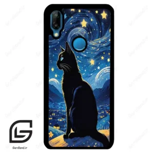 قاب گوشی هوآوی P20 لایت (Huawei P20 Lite ) طرح گربه کد 2438