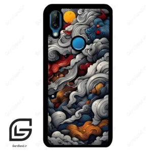 قاب گوشی هوآوی P20 لایت (Huawei P20 Lite ) طرح ابرنگی کد 2448