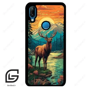 قاب گوشی هوآوی P20 لایت (Huawei P20 Lite ) طرح گوزن کد 2471