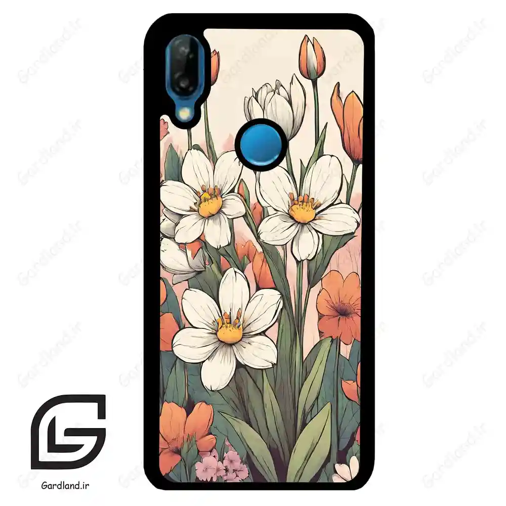قاب گوشی هوآوی P20 لایت (Huawei P20 Lite ) طرح گل کد 2475