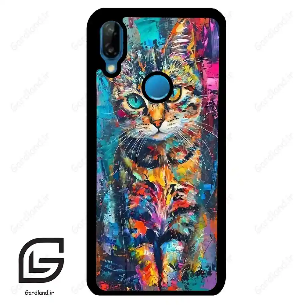 قاب گوشی هوآوی P20 لایت (Huawei P20 Lite ) طرح گربه کد 2488