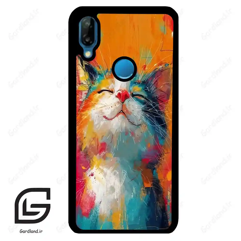 قاب گوشی هوآوی P20 لایت (Huawei P20 Lite ) طرح گربه کد 2489