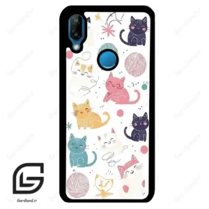 قاب گوشی هوآوی P20 لایت (Huawei P20 Lite ) طرح گربه کد 2620