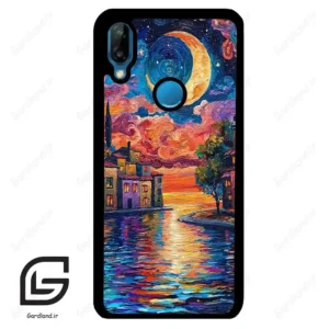 قاب گوشی هوآوی P20 لایت (Huawei P20 Lite ) طرح ماه کد 2699