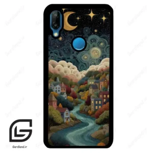 قاب گوشی هوآوی P20 لایت (Huawei P20 Lite ) طرح دهکده کد 2736