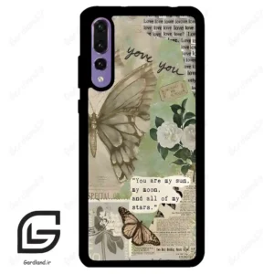 قاب گوشی هوآوی P20 پرو (Huawei P20 Pro ) طرح پروانه کد 2244
