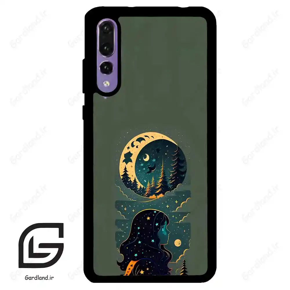 قاب گوشی هوآوی P20 پرو (Huawei P20 Pro ) طرح ماه کد 2267
