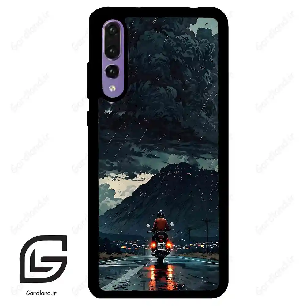 قاب گوشی هوآوی P20 پرو (Huawei P20 Pro ) طرح موتورسوار کد 2342