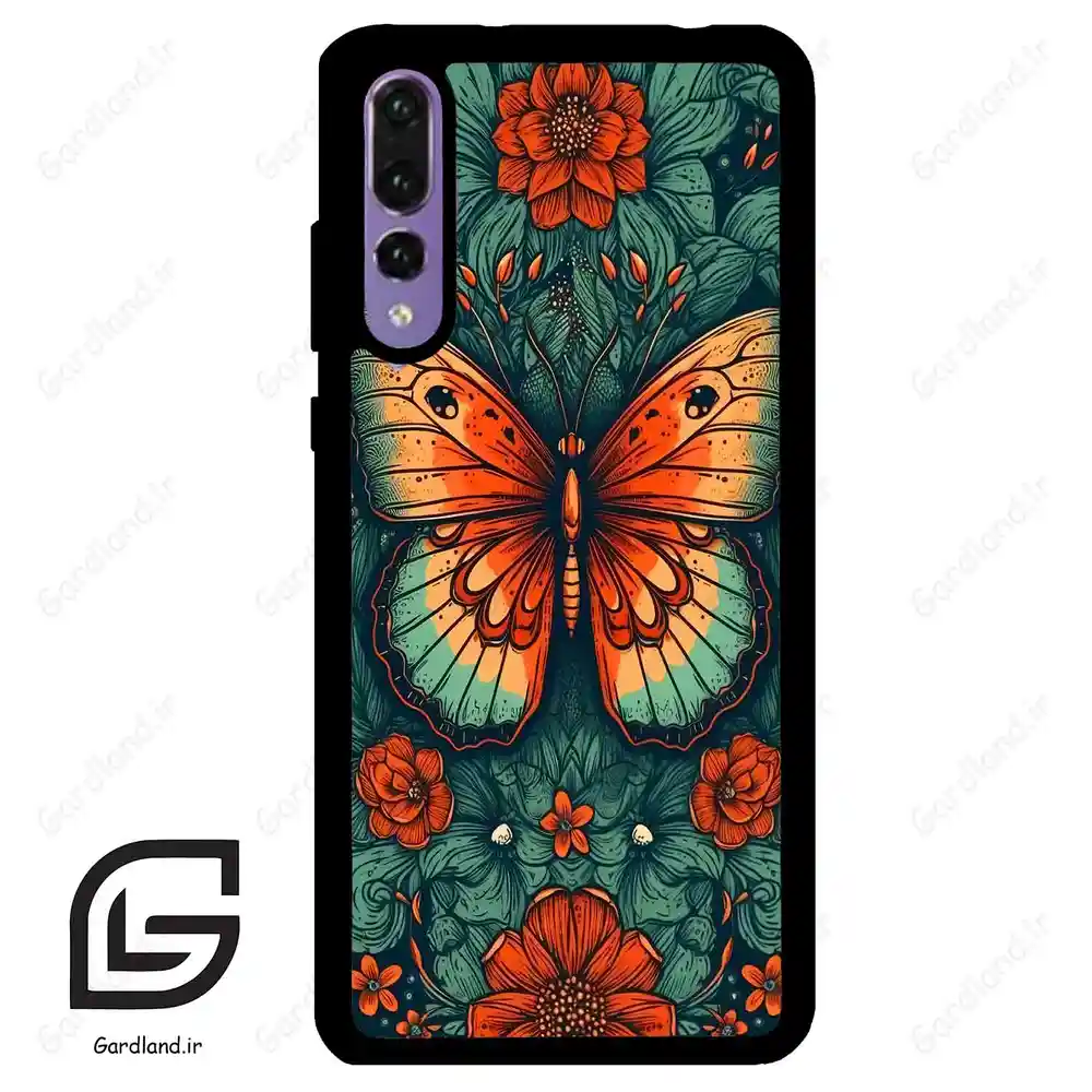 قاب گوشی هوآوی P20 پرو (Huawei P20 Pro ) طرح پروانه کد 2421