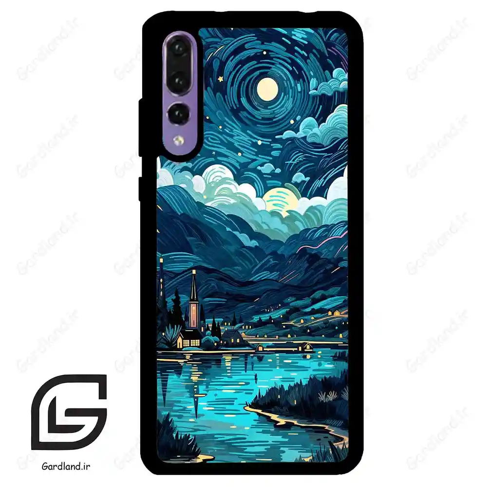 قاب گوشی هوآوی P20 پرو (Huawei P20 Pro ) طرح شب کد 2425