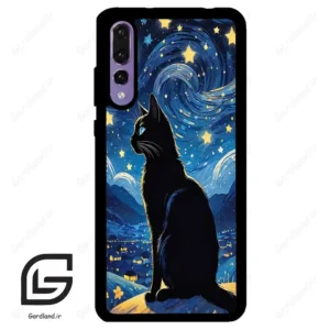قاب گوشی هوآوی P20 پرو (Huawei P20 Pro ) طرح گربه کد 2438