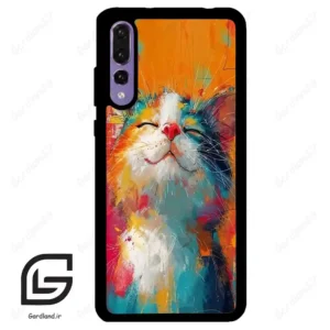 قاب گوشی هوآوی P20 پرو (Huawei P20 Pro ) طرح گربه کد 2489