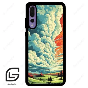 قاب گوشی هوآوی P20 پرو (Huawei P20 Pro ) طرح ابرنگی کد 2491