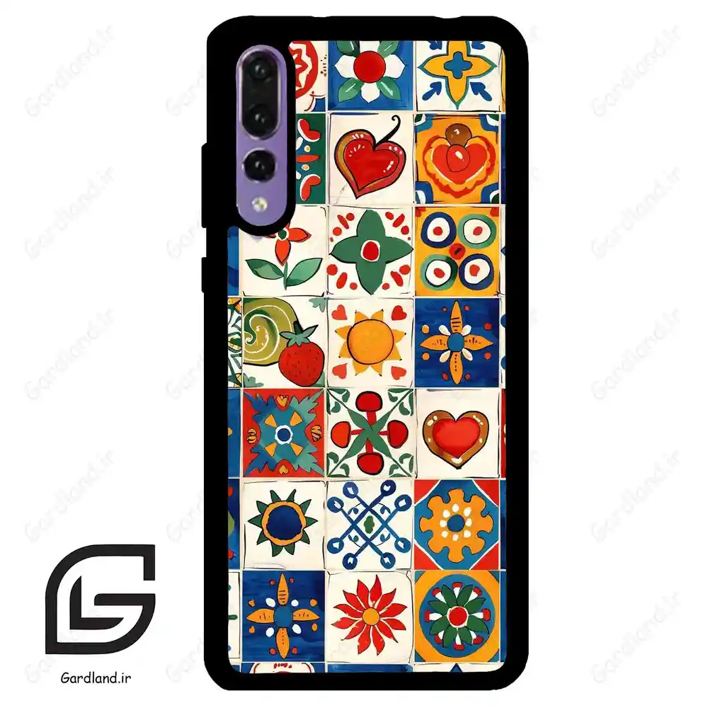 قاب گوشی هوآوی P20 پرو (Huawei P20 Pro ) طرح کاشی کد 2594