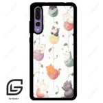 قاب گوشی هوآوی P20 پرو (Huawei P20 Pro ) طرح گربه کد 2633